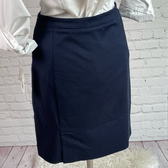 Nic+Zoe Blue/Pink Color Block Side Zip Skirt Sz 8 - Picture 4 of 9